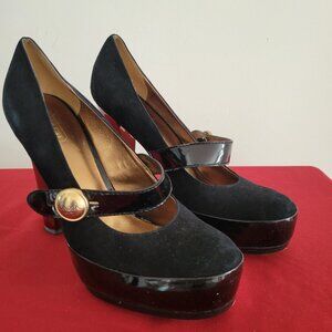 Elegant Black Coach signature Women's Shoes